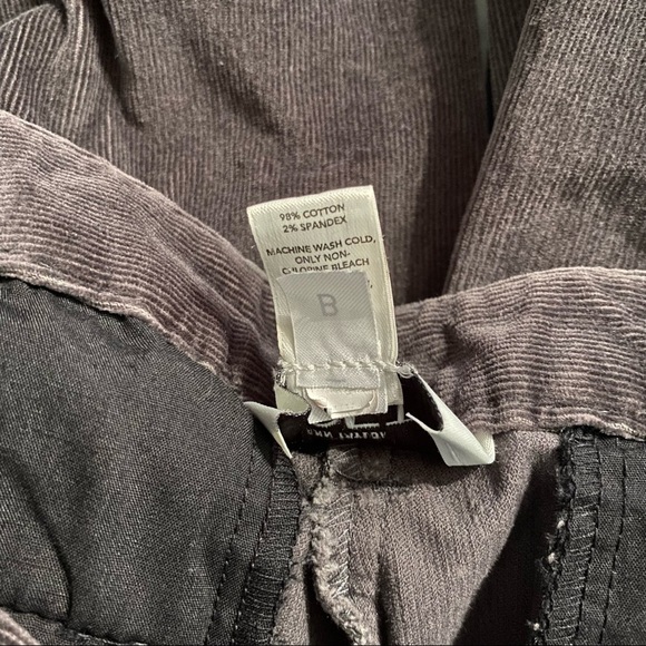 LOFT Gray Marisa Corduroy Wide Leg Pants - Picture 5 of 5